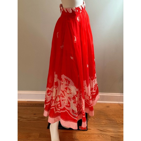 Zimmermann's High Tide tie-waist skirt is crafted of linen and silk. Size 0 - Picture 6 of 9